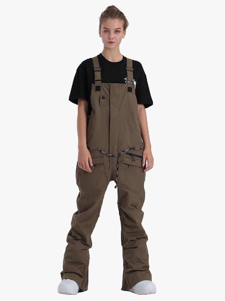 Unisex Overalls Snowboard Ski Bibs Pants –