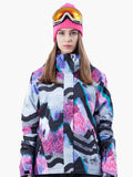 Brand Winter Ladies Jacket Colorful Ladies Hooded Ski Jacket Waterproof, Wear-resistant, Windproof and Warm