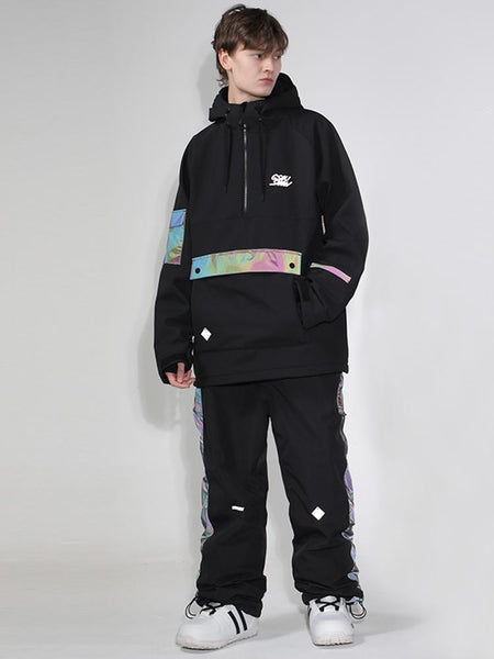 Men’s Unisex Superb Neon Glimmer Snowsuit Jacket & Pants Set