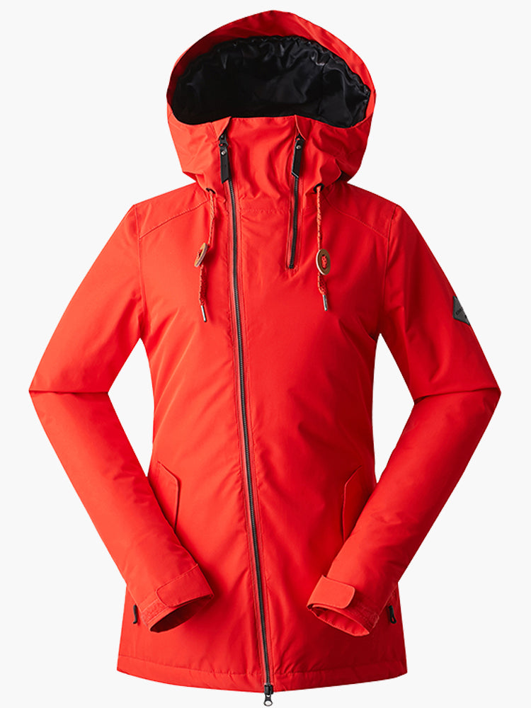 Black Thermal Warm High Waterproof Windproof Women's Ski Pants