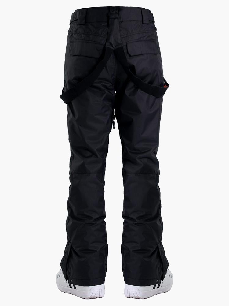 Black Thermal Warm High Waterproof Windproof Women's Ski Pants/Snow Pa –