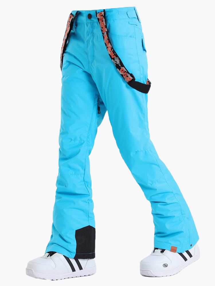 Cambridge Blue High Waterproof Windproof Women's Snowboarding/Ski Pant –