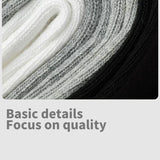 FXBNZQ Womens Cute Crew Socks Casual Athletic Aesthetic Socks Neutral Cotton Socks for Women