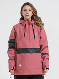 Unisex Winter 2021 Pink Waterproof Colorful Fluorescent Ski Jacket
