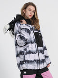 Unisex 2021 Ink Gray Snow And Windproof Warm Double Board Veneer Snow Jacket