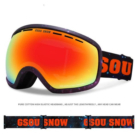Outdoor Glasses Snowboard Ski Goggles Sunglasses Eyewear Adjustable UV Protective