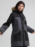 Stitching sleeves Thermal Warm Waterproof Windproof Women's Snowboard Jackets