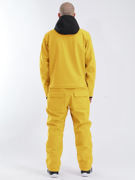 Men's Slope Star Yellow One Picece Snowboard Ski Suits