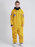 Women's Slope Star Yellow One Picece Snowboard Ski Suits