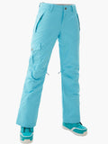Blue Thermal Warm High Waterproof Windproof Women's Ski Pants/Snow Pants-XS Code
