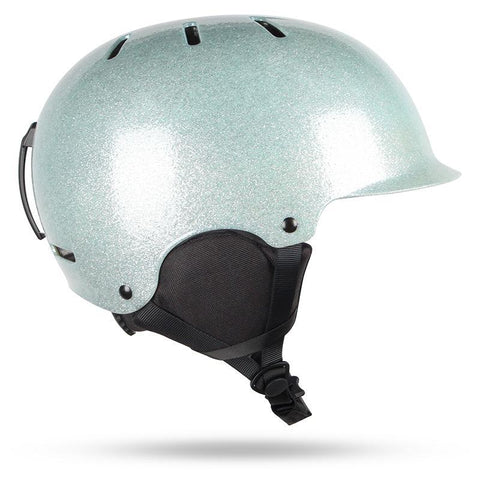 Electroplating green Ski Helmet, Integrally Lightweight EPS Snowboard Ski Riding Protective Gear