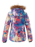 winter ladies jacket colorful ladies ski jacket 10K Windproof, Wearable, Waterproof, Breathable, Thermal / Warm