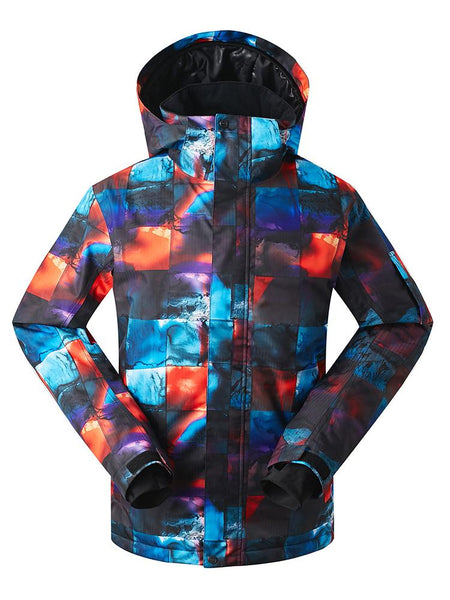 Men's High Windproof Technology Colorfull Printed Snowboard&Ski Jacket Wear