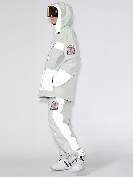 Men's Unisex Gsou Snow Venture Neon Glimmer Snow Jacket & Pants Set