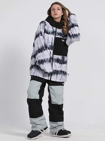 Women's Unisex Gsou Snow Sunburst Glimmer Snow Jacket & Pants Set
