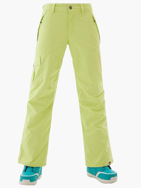 Green Thermal Warm Waterproof Windproof Womens Snowboard & Ski Pants