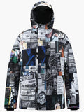15K Windproof & Waterproof Style Graffiti Fashion Ski and Snowboard Suit