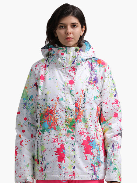 Women's Colorful 10K Waterproof and Windproof Ski/Snowboard Jacket.YKK® Zip