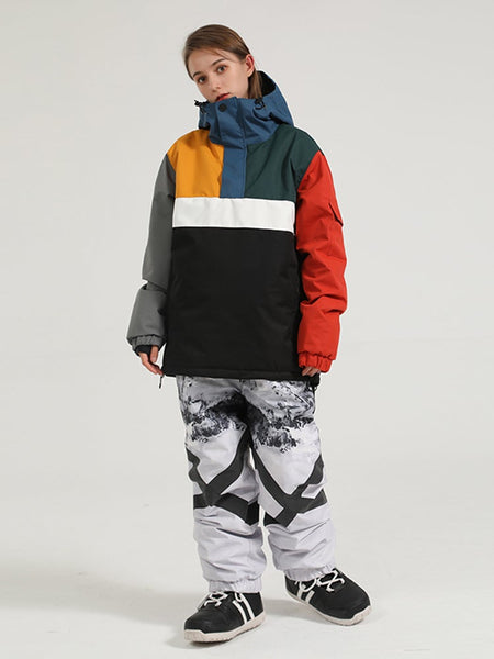 Ski suit women's snowboard suits winter warm snow jacket and pants set
