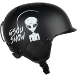 Alien Print Ski Helmet, Integrally Lightweight EPS Snowboard Ski Riding Protective Gear