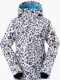 Women's Colorful 5K Waterproof Windproof Snowboard/Ski Jacket,100% Polyester