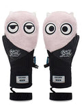 Cute Big Eyes Plush Men And Women Waterproof And Wear-Resistant Ski Gloves