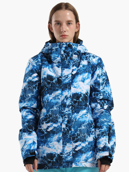 Women's Snowboard Jacket warm quilted 5K Waterproof&Windproof Ski jacket