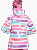 Women's Colorful Ski Jackets 10K Waterproof Windproof Thermal Warm Colorful Women's Ski Jackets