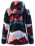 Womens ColourfulSki/Snowboard Jacket 10K Windproof and Waterproof，Machine washable