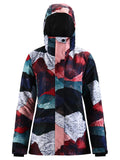 Womens ColourfulSki/Snowboard Jacket 10K Windproof and Waterproof，Machine washable