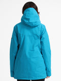 Thermal Warm 10K Waterproof Windproof Womens Blue Ski/Snowboard Jacket