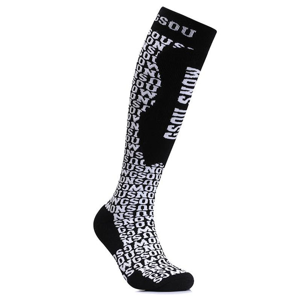 Men's Ski Socks，Outdoor Performance Padded Protection Snowboard Socks