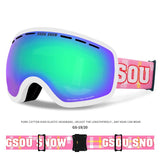 Ski Goggles,Winter Snow Sports Snowboard Goggles with Anti-fog UV Protection