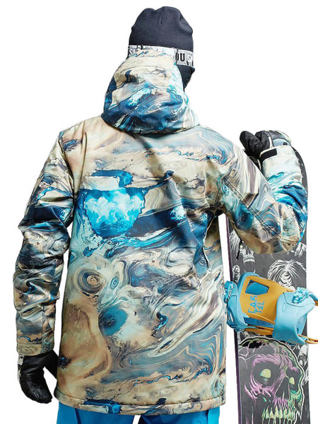 Men's Snowboard Jacket Colorful High Windproof Waterproof Winter Ski Jackets